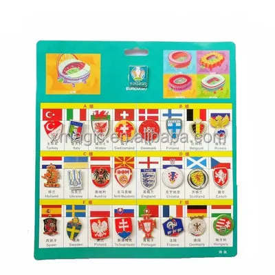 In stock football team badges football club sports lapel pins badges