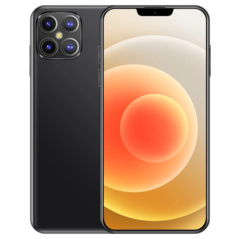 High quality telephone  goophone 12+512gb dual sim mobile phones cheap 4g network android smart phone