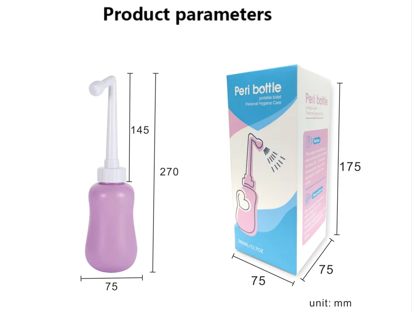 Portable Travel Bidet Peri bottle bidet sprayer handheld portable retractable Postpartum Peri Bottle