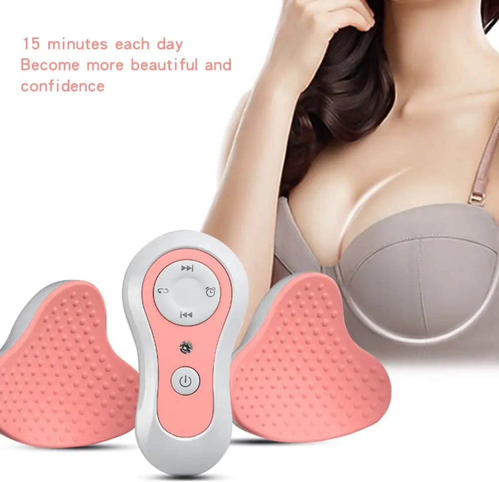 Breast Massager Hot Compress Function Waterproof Chest Enhancer USB Electric Chest Augmentation For Breast Lift Enlarge and Care