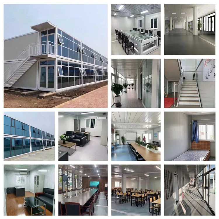 WinFair New Technology Office Steel Structure Frame Welded Pre Fabricated Prefabricated Flat Pack Modular Prefab Container House