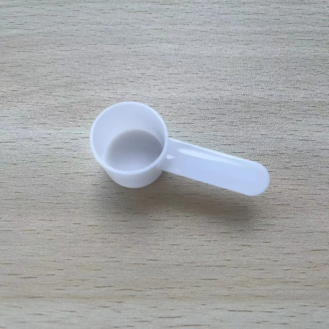 7.5ml plastic PP scoop white transparent measuring powder spoon 7.5CC short handle scoop
