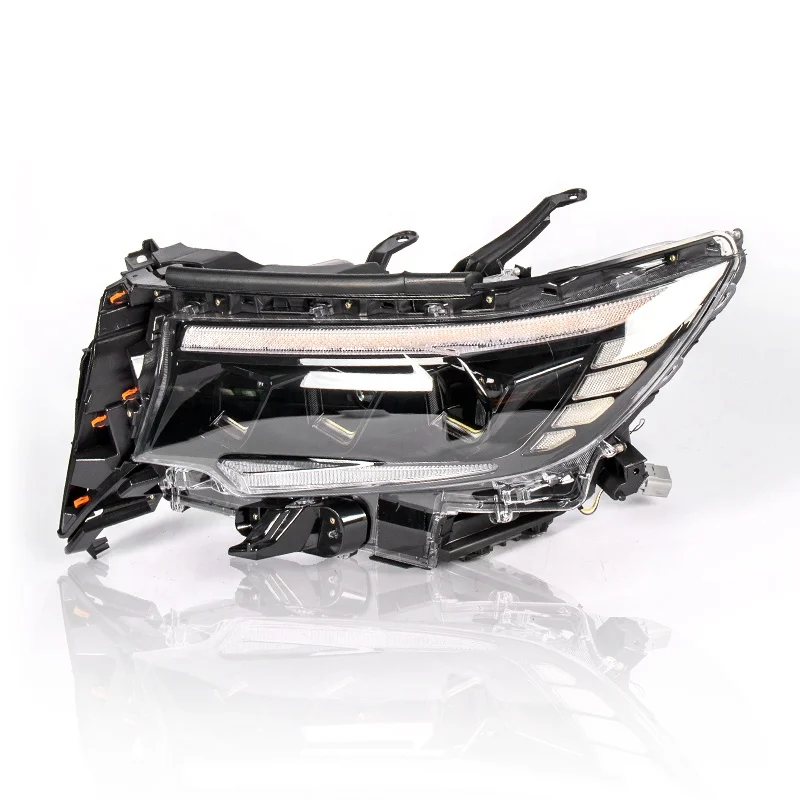  Maictop автомобильные аксессуары запасные части светодиодные фары для landcruiser prado 2008-2017 обновление 2018-2021 fj150