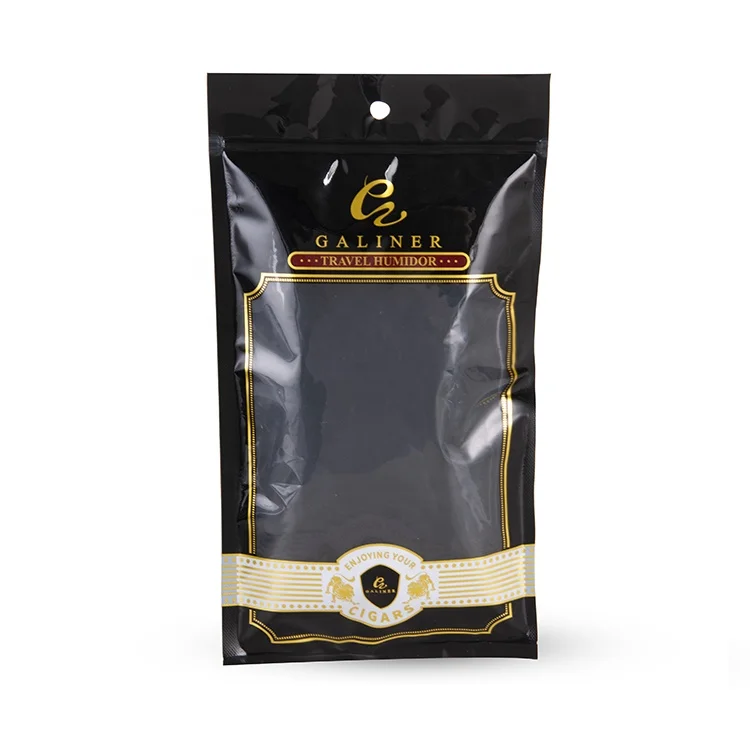 Aluminized Foil Resealable Ziplock Food Candy Gummies Pack Smell Proof Cigar Pre Roll Packaging Mylar Bag With Window