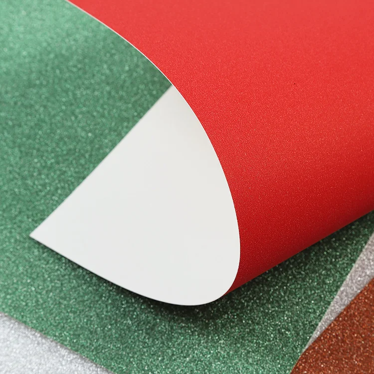  Productive color-customization glitter paper card for DIY