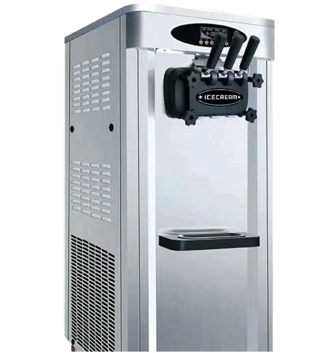 Original and New Vertical three flavor ice cream machine HGL-L11-3 ice cream maker on hot selling