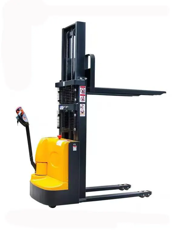 1.5 ton semi electric stacker with 1.6m 2m 3m 3.5m lifting height