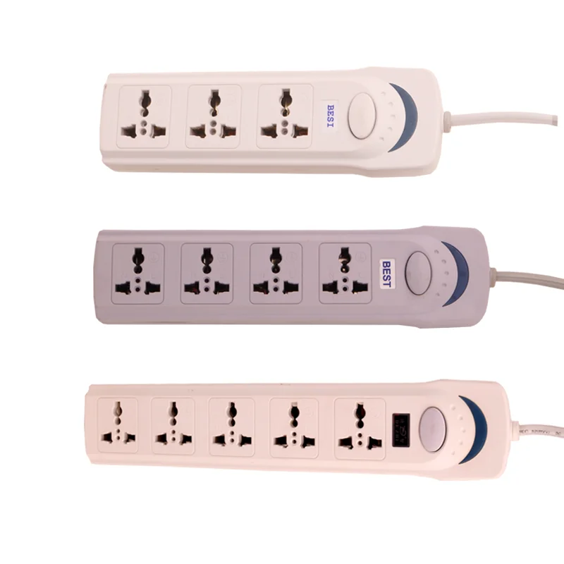 Оптовая продажа из Китая, 3 степенями свободы Универсальный EU UK Штепсель Удлинительный кабель удлинитель несколько розетка электрическая нагревательная плита мощность на выходе