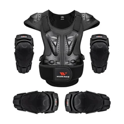 WOSAWE Adult Motorcycle Armor Suit Skate Racing Skiing Skateboard Jacket Armor Knee Elbow Set