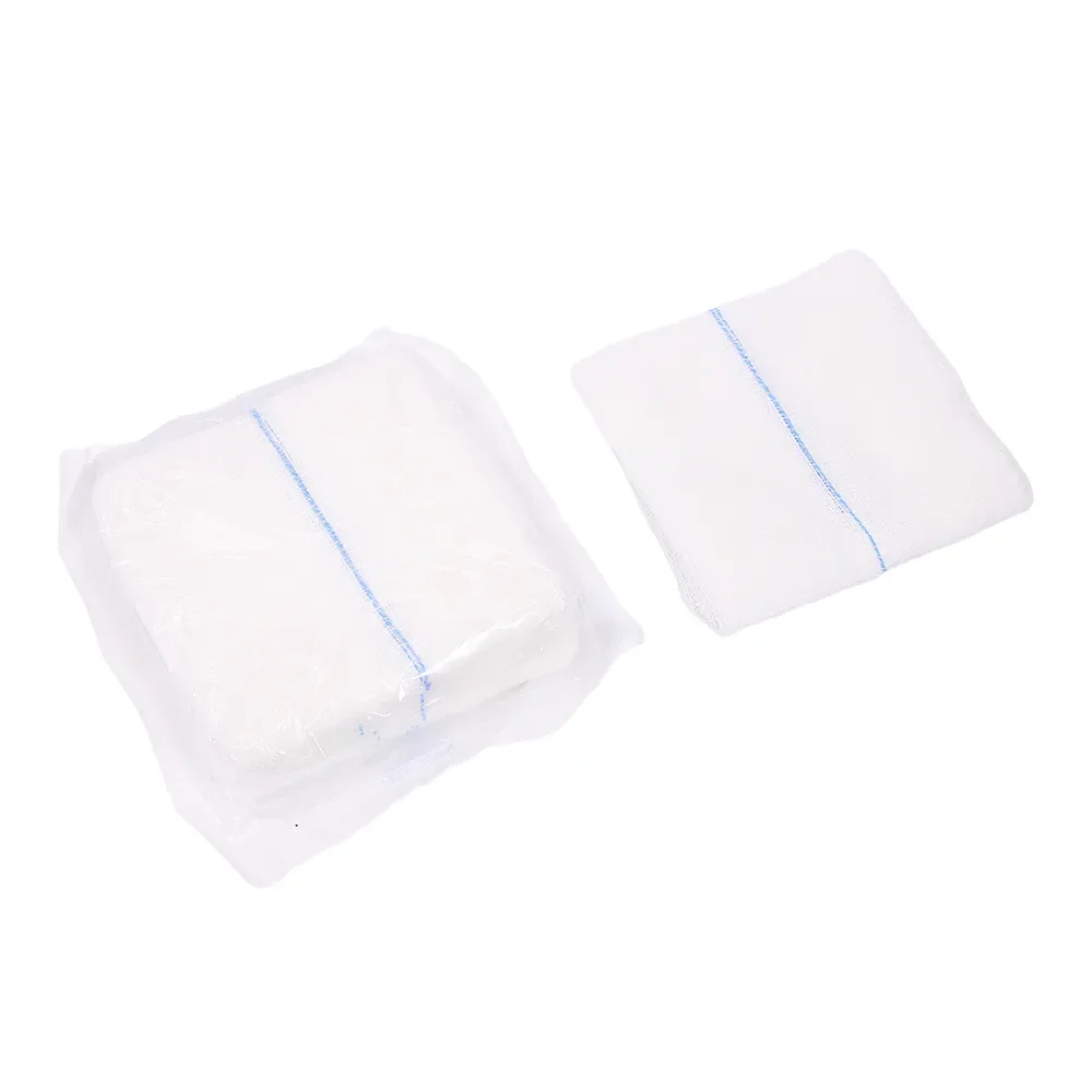 Medical Sterile 10x10cm 16ply Cotton Gauze Swab