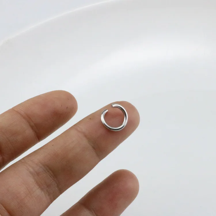 4Mm 5Mm 6Mm 7Mm 8Mm 9Mm 10Mm 304 Stainless Steel DIY Jewelry Accessories Earrings Necklace Pendant Open Ring Circular Connector