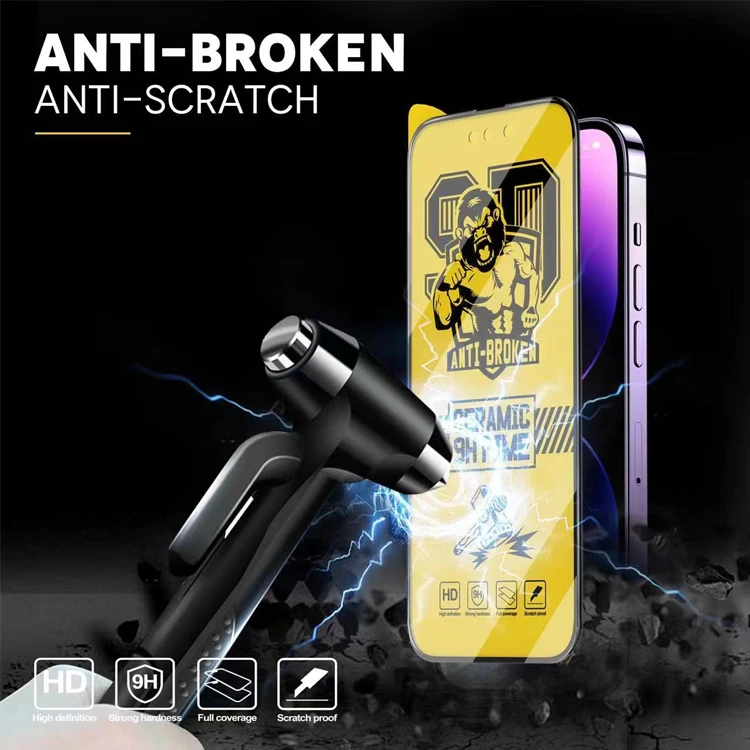 Factory Wholesale Price Hd Ceramic Matte 21d Hardness Screen Protector Suitable For Iphone 13 14 For Samsung Tempered Glass Film