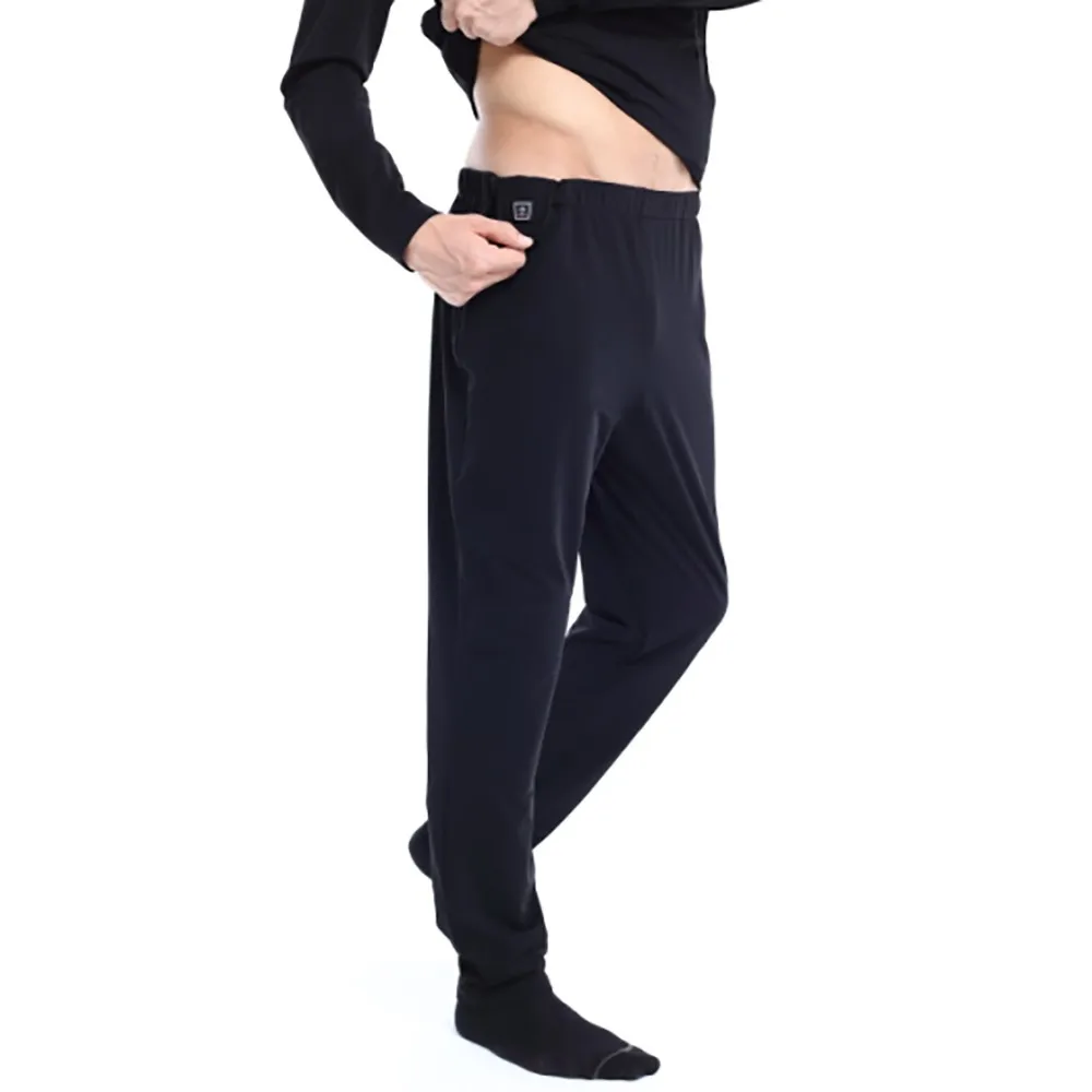  Fitness Polyester Thick Rechargeable Battery Self-heating Ski Long Thermal Underwear for