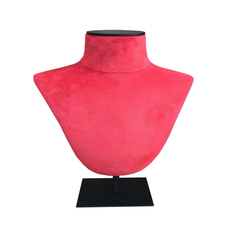 
wholesale fashion blue mannequin dress necklace jewelry display scarf bust stands holders 