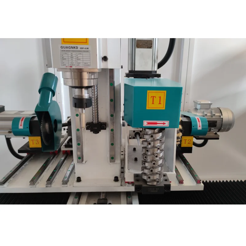 MT1220 Mustang Multifunctional 4 Axis Woodworking CNC Lathe Milling Machine Combo for Furniture Legs