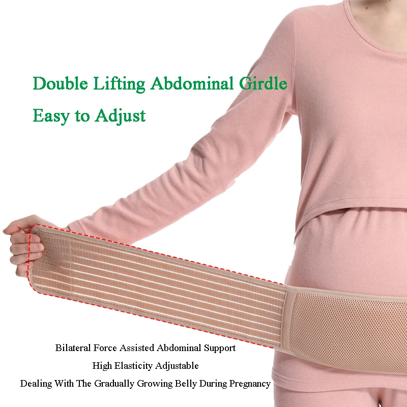Pregnant Baby Bump Belly Band Support Adjustable Pelvic Support Maternity Belt Pregnancy Brace