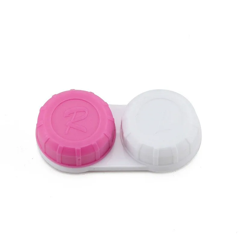 5.5*2.7*1.3cm Plastic Contact lens double companion box glasses accessories for Eyes travel Kit Holder Container