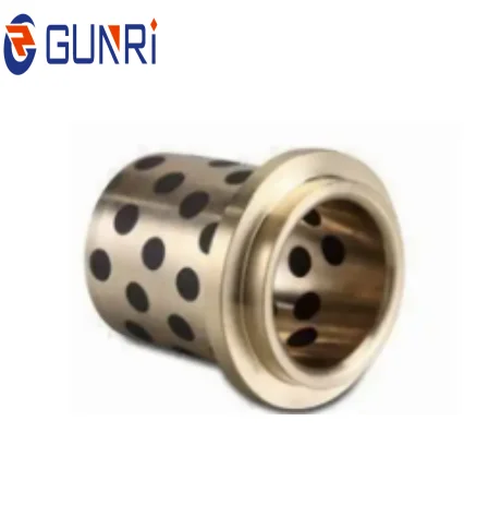 GUNRI precision Oilless bushing self-lubricating sleeve plugged brass split bushing sleeve for graphite copper bronze bushings
