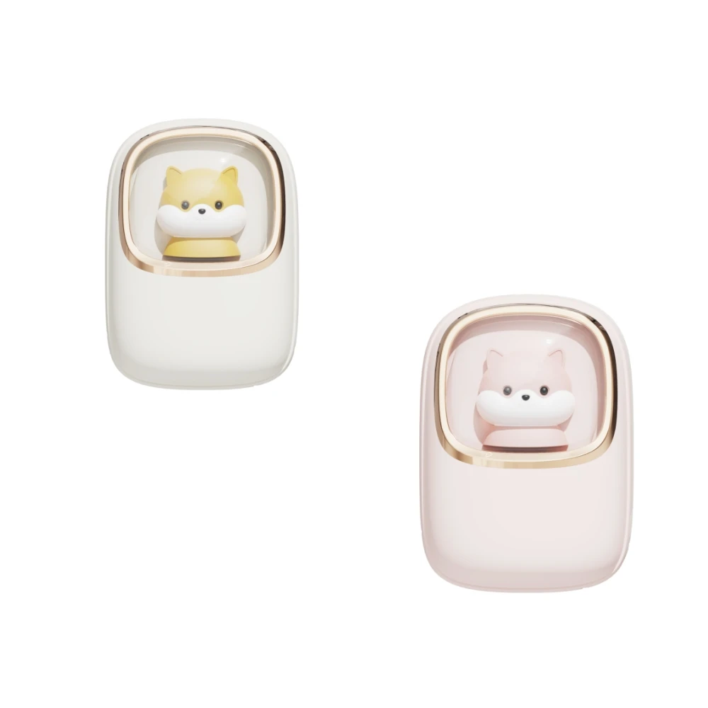 Cute Cartoon Electric Smart Constant Temperature USB Rechargeable Portable Led Night Light Mini 4000mAh Power Bank Hand Warmer