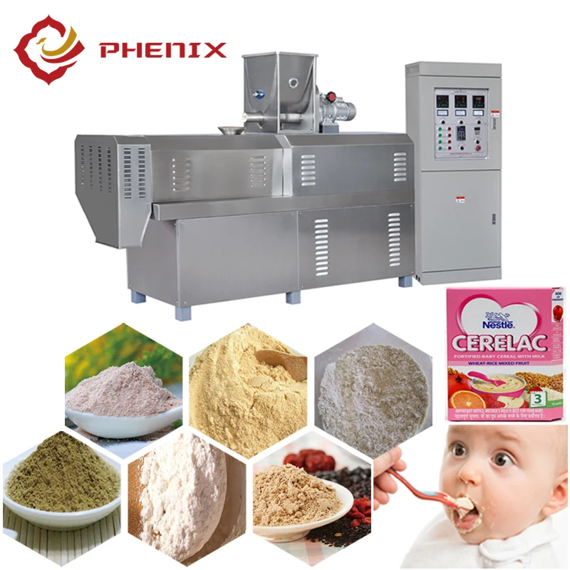 High quality Automatic cerelac nutritional powder instant porridge baby food making machine from Phenix Machinery