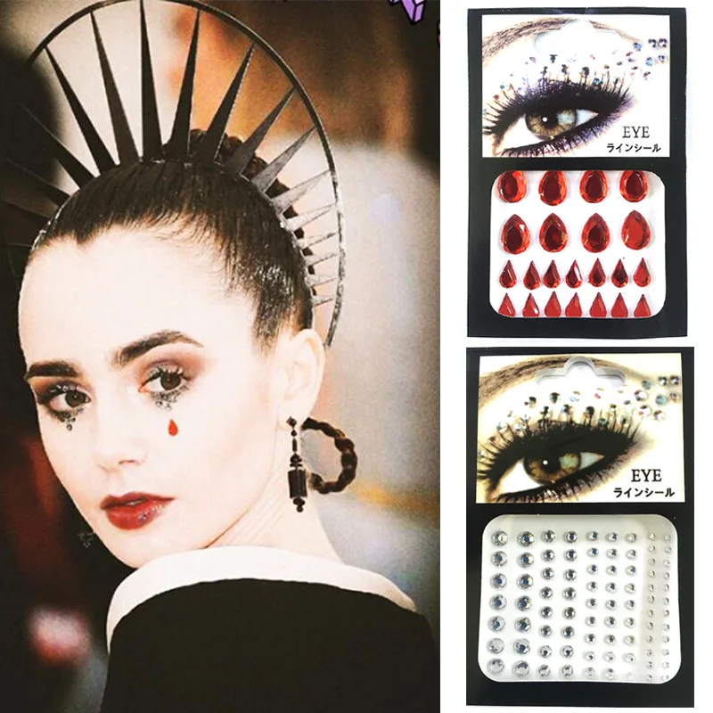 festival jewels and body crystals forehead adhesives  stickers face