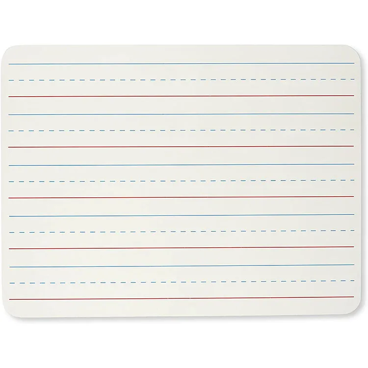 
 Профессиональный производитель сухой стираемый Lapboards 9X12 дюймов Мини Антибликовая доска для письма двухсторонняя Lapboard для детей  