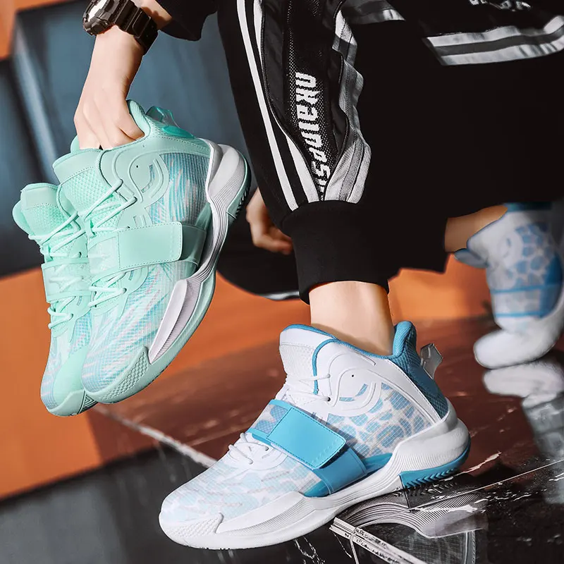 Manufacturer Custom Logo Basketball Shoes Fashion Leisure Sports Men Jogging Sneakers