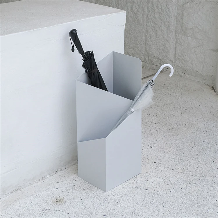 Excellent Quality Movable Acrylic Umbrella Stand Rectangular Sturdy Indoor Umbrella Holder