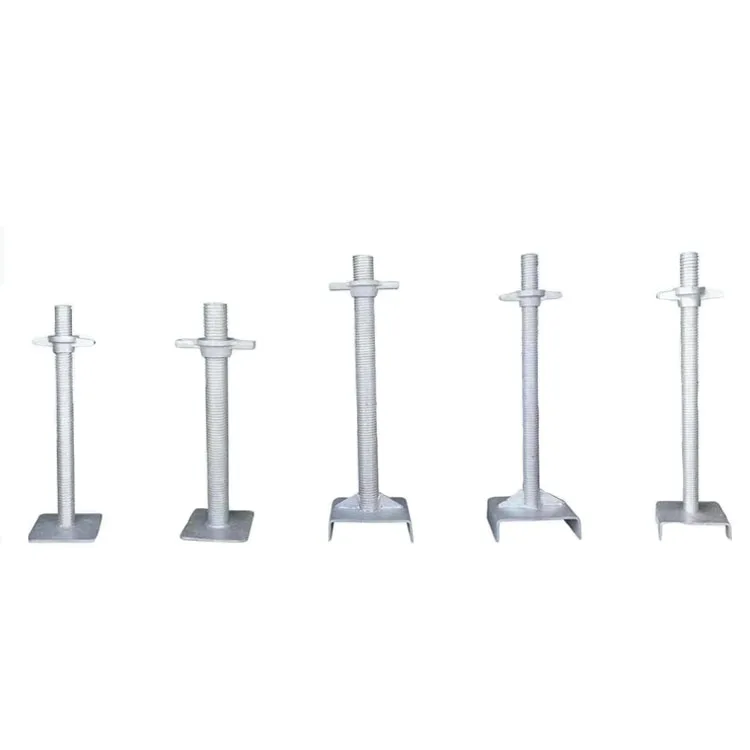 Adjustable SWivel Scaffolding Support Base Jack and U Head Q235 Steel for Concrete Building China Supplier