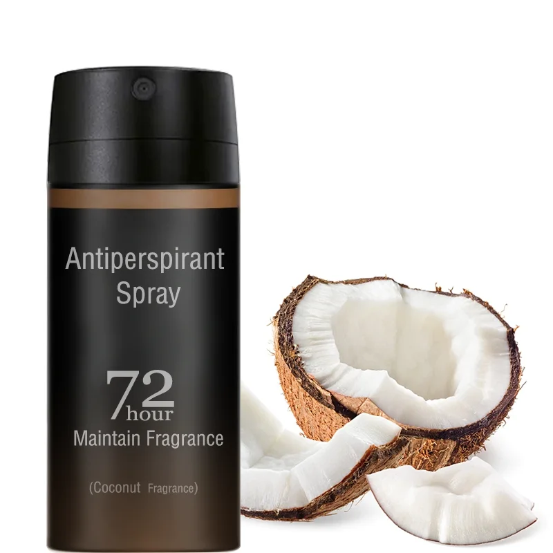 Customize your LOGO Natural organic scented body deodorant antiperspirant Improve armpit body odor antiperspirant spray