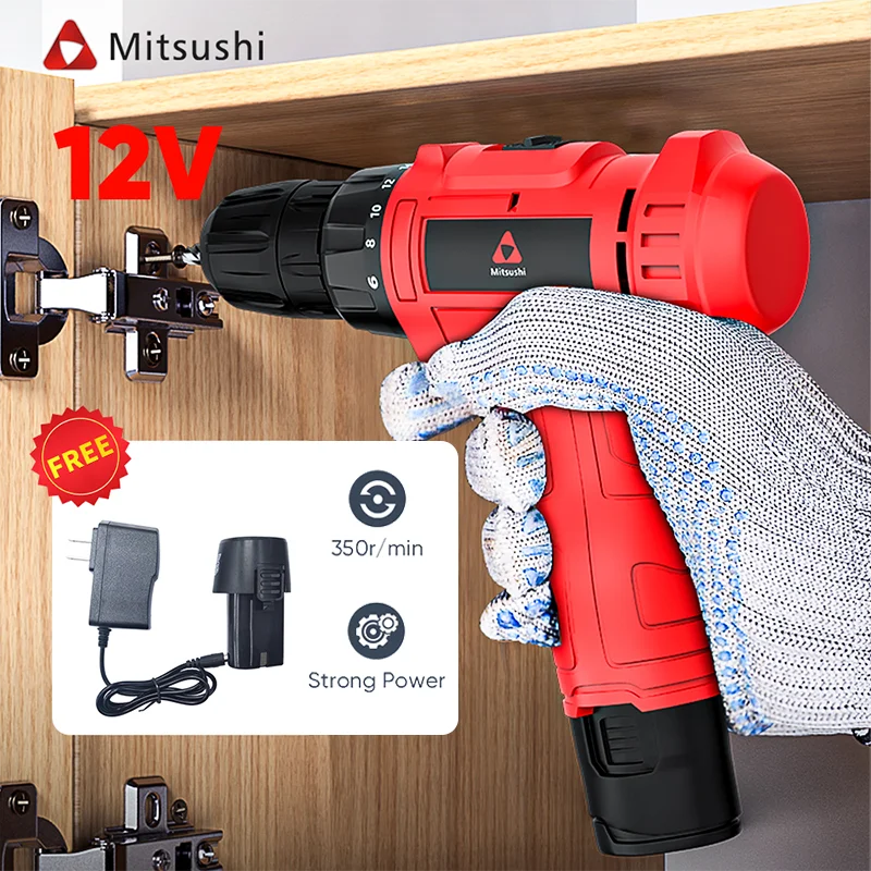 Mitsushi Low Price Wholesale Cordless Drill Driver Set Durable Drill Driver Set With High-End Quality