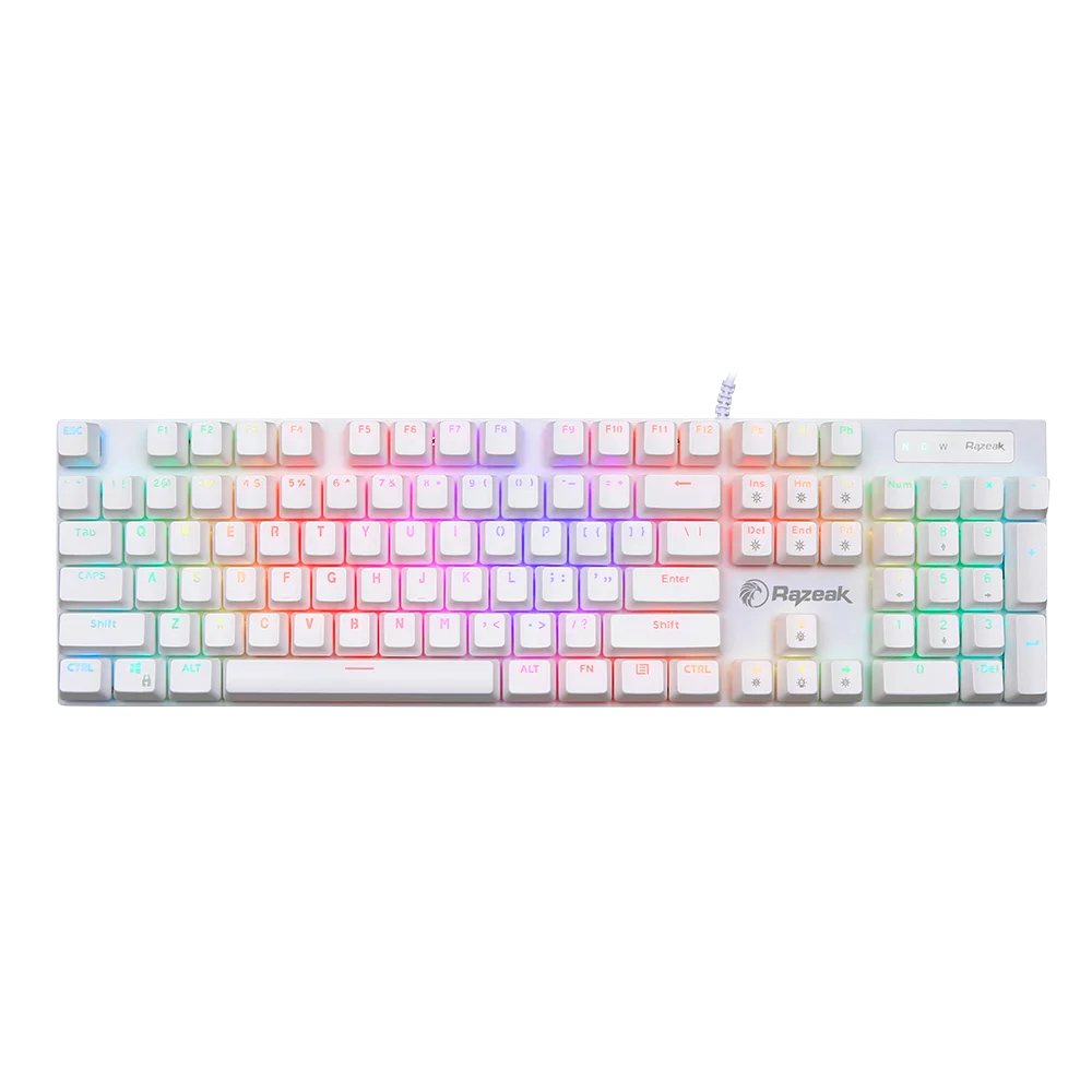 Compact Layout Keyboards Ergonomic Programmable ABS Material RGB LED Backlit Mini Wired Gaming Mechanical Keyboard for Game