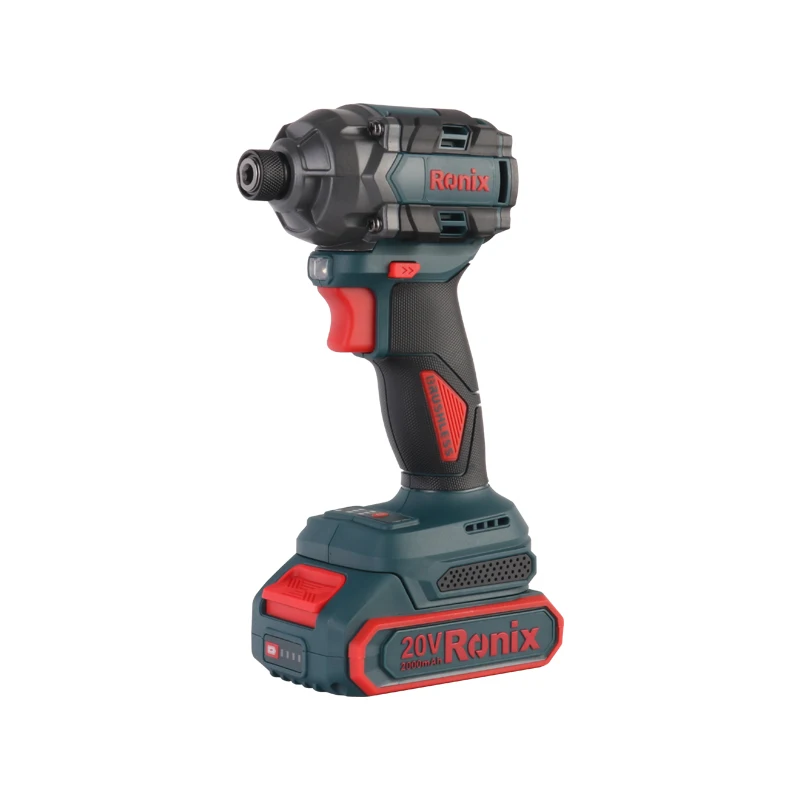 Ronix 8671 Model 230N.m Brushless Electric Impact Wrench 1/2 inch Cordless Screwdriver Power Tools with 20v Battery