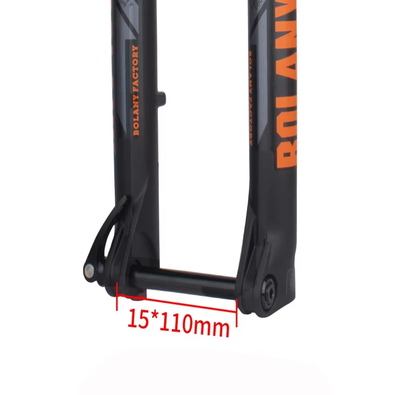 26 27.5 29 Inch Mountain Bike Double Crown Forks Thru Axle 15*110mm MTB Air Suspension Forks