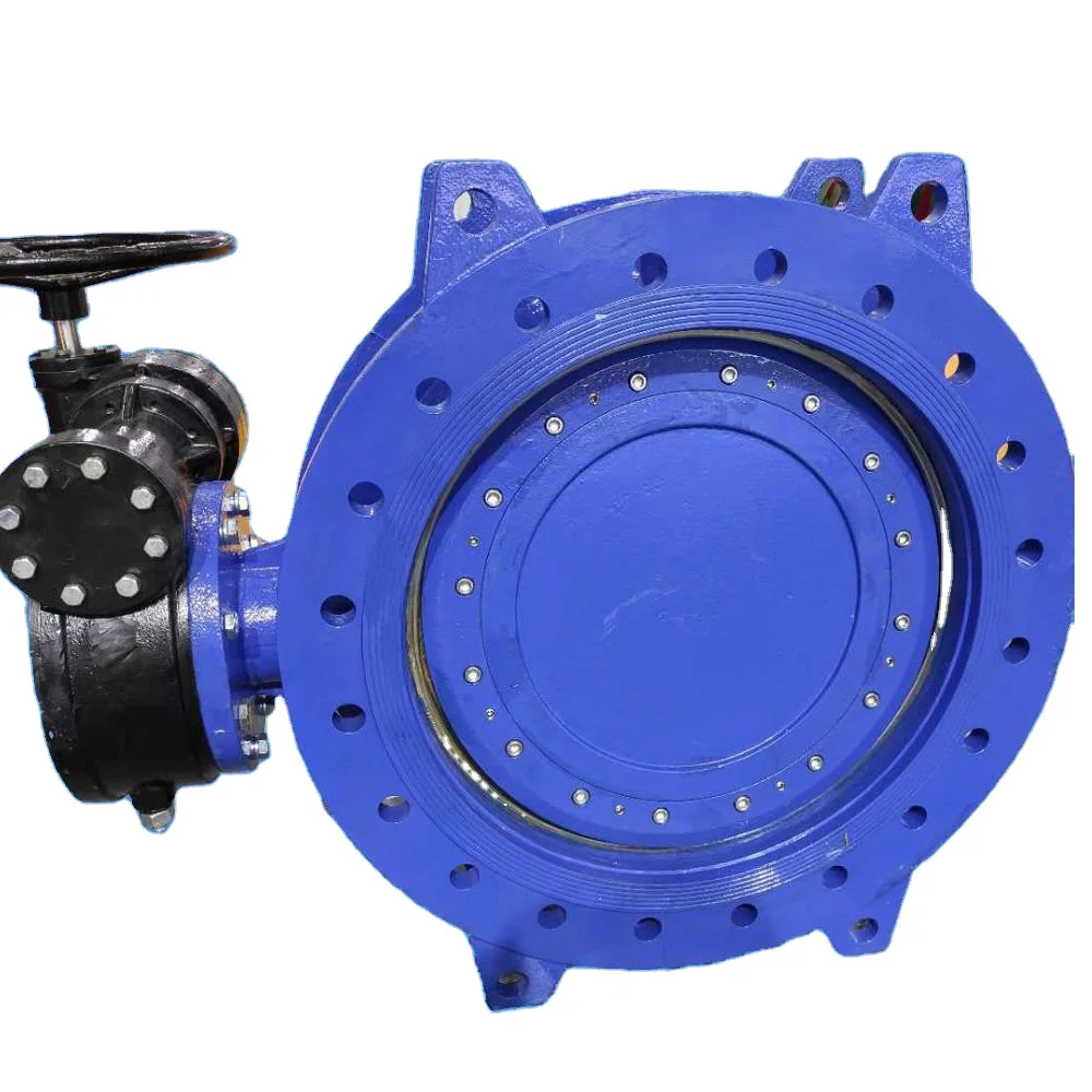 D342X double eccentric double flange soft seal butterfly valve ball cast iron butterfly valve