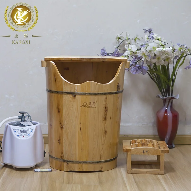 Sichuan New Style Natural Cedar Wooden Foot Bucket Hot Sale