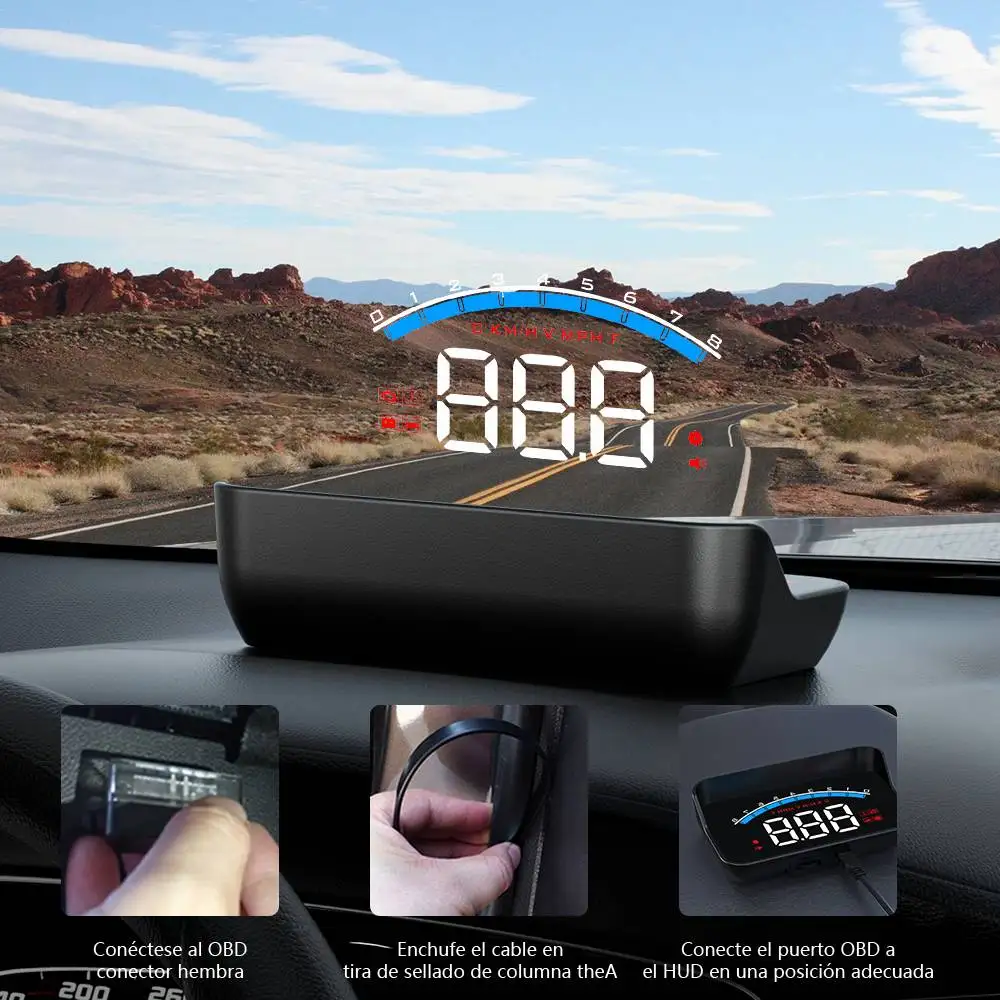 2023 WiiYii OBD2 HUD Display auto electronic car speed head up display M6s auto electronic