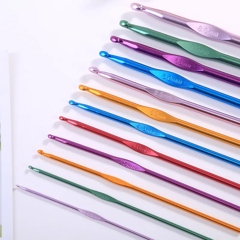 Wholesale Price 2mm-10mm Various Specifications Crochet Hook Aluminum Crochet Hook Needles