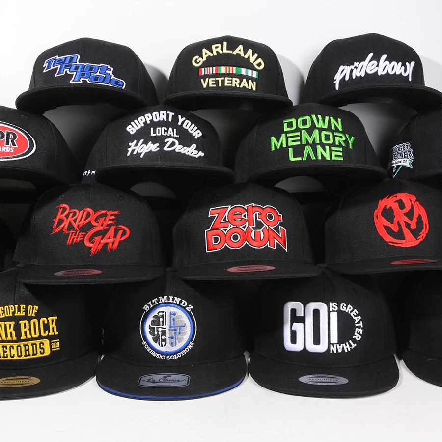 Manufacturers Embroidery Logo Custom 5 Panel Two Tone Baseball Cap