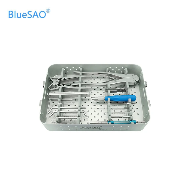 BlueSAO PRCL locking plate system set, veterinary use only, include implants and tools