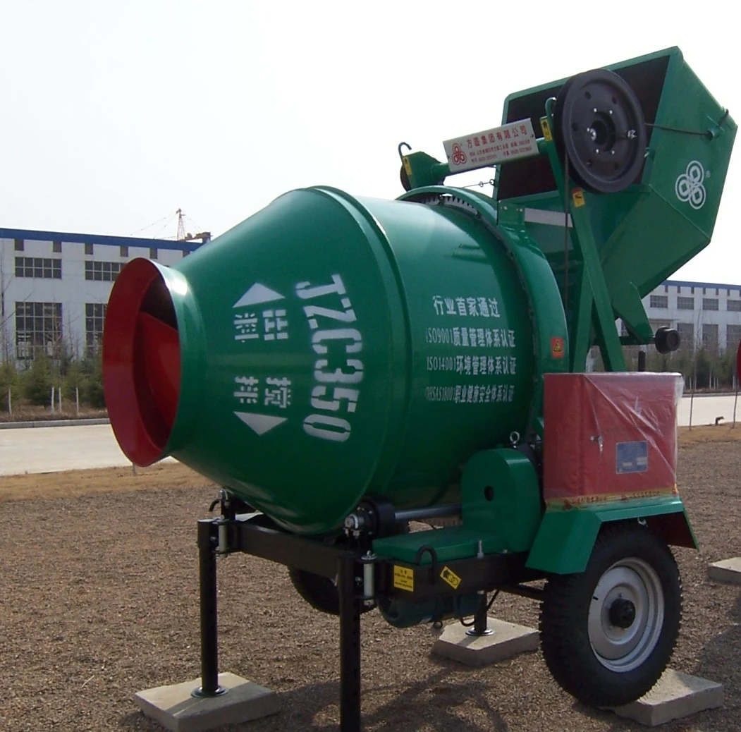 FYG High Quality Mobile JZC 350 Steel Concrete Mixer Auto Dischar New & Used Condition for Construction & Home Use