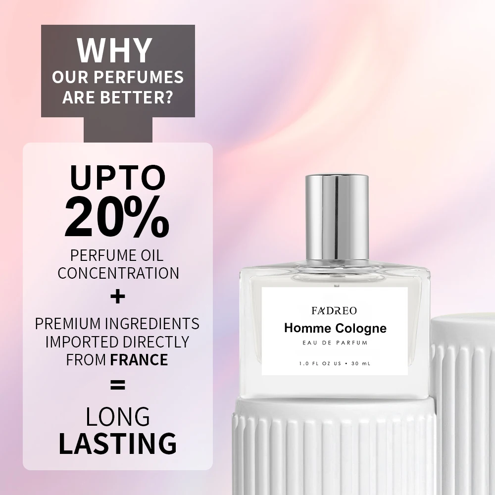 Factory Direct Sale Oil Homme Cologne Citrus White Flowers Fresh Spicy Musk Fragrance Original Perfume for Men and Women