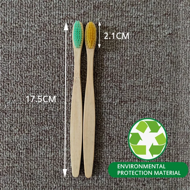Biodegradable Natural Disposable Custom Logo Oral Care cepillo de dientes Adult Bulk Wooden Wholesale Bamboo Toothbrush
