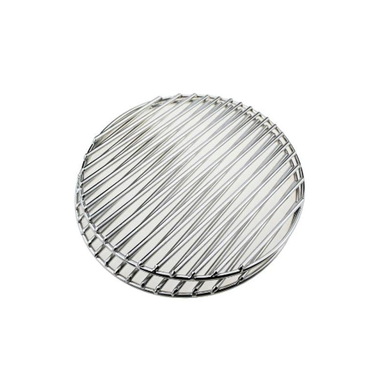 Stainless Steel Mesh BBQ Grill Grate Grid Wire Rack Cooking Replacement Net Round Under Grill Mat Barbecue Grate