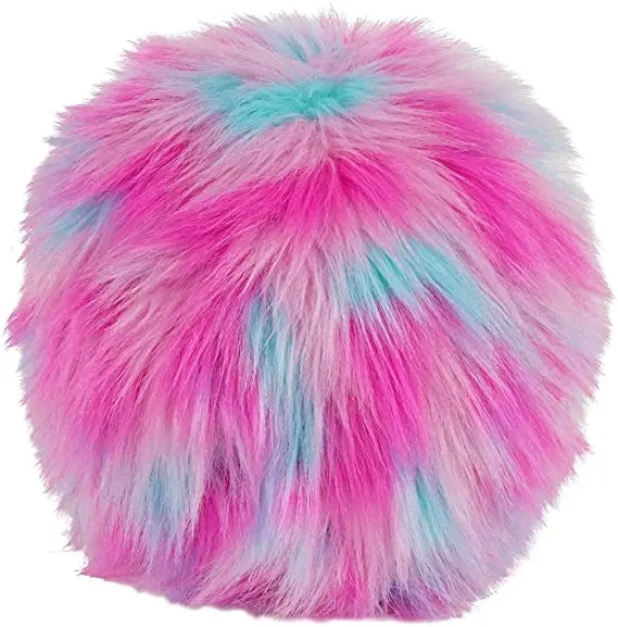 Hot Selling Creative Popular lovely Yellow Fluffies Lovely Tiger Soft Fluff Ball Plush 2 in 1 Stuffed Animal Toy