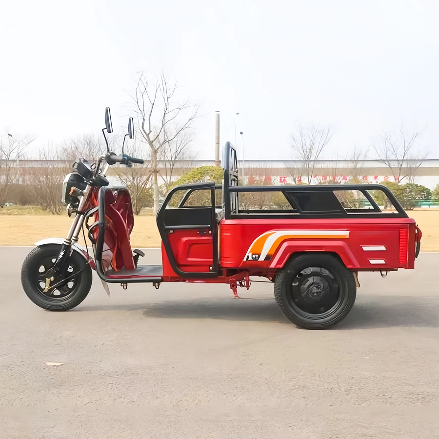 Max Loading Capacity 2000kg Heavy Duty Electric Motorcycle Truck 3-Wheel Tricycle
