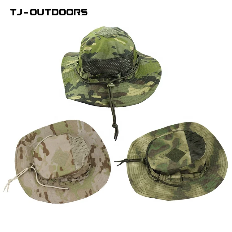 TJ-OUTDOORS Hunting gear Camouflage Jungle sports hat Concealed Hunter hat Fishing Bonnie hat