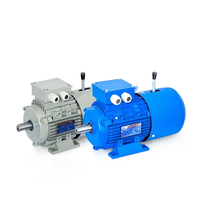 Y3EJ series 7.5hp 5.5kw 3 phase induction electric motor with speed adjustable motor brake