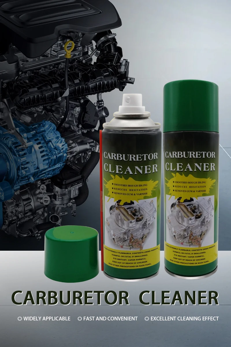 OEM ODM Carburetor Cleaner 450ml Powerful Clean Engine Carbon Deposits