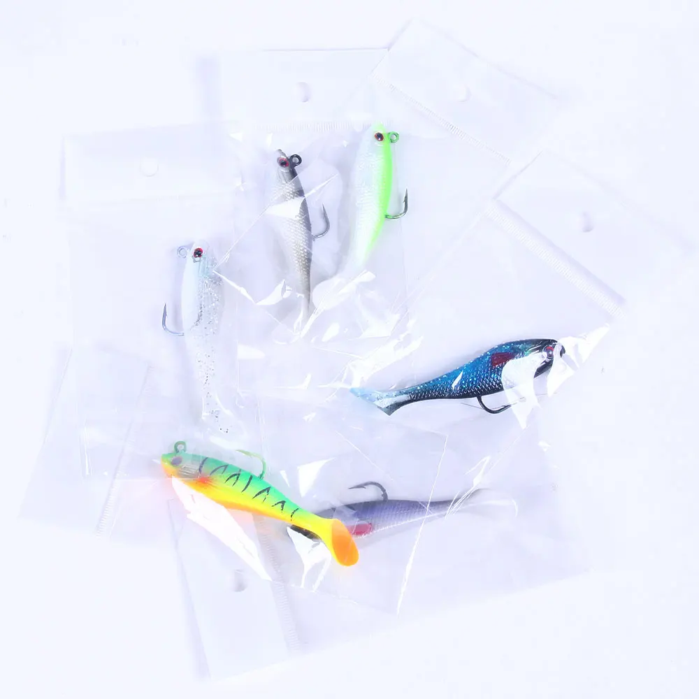 1Pcs 8cm 10g Fishing Gear Wobbler Bass Fishing Lure Artificial Silicone T tail Small Soft Lure Bait